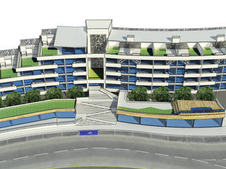 EDIFICIO BIOCLIMATICO, CICLOS BIOCLIMATICA CICLOS BIOCLIMATICA Casas modernas