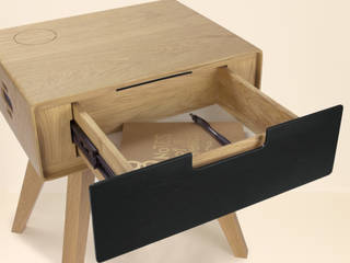 Beck Smart Side Table, Practwoods Practwoods Salas de estar modernas Madeira Efeito de madeira
