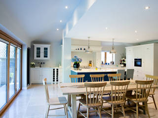 Bordon wraparound extension and reconfiguration project, dwell design dwell design Modern dining room