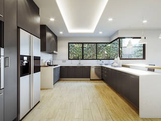 Proyecto Club Aleman, Urbyarch Arquitectura / Diseño Urbyarch Arquitectura / Diseño Rustic style kitchen