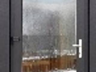 Клееный брус из лиственницы, Окна-Зенит Окна-Зенит Balcon, Veranda & Terrasse minimalistes