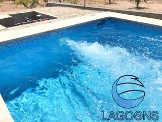 Piscina nado contracorriente, LAGOONS LAGOONS Piscinas de jardim Cerâmica