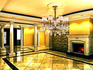 AGALAROV ESTATE VILLA , trigon partners trigon partners Modern living room Marble