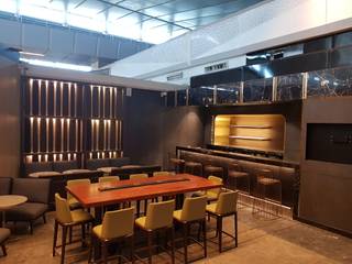 Plaza Premium, Terminal 3, Delhi, Suthar Interiors Suthar Interiors Modern Dining Room Marble