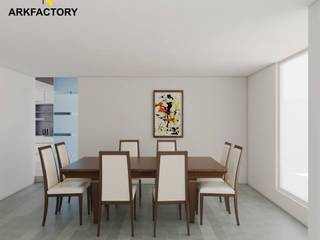 Remodelación Cocina, Arkfactory Arkfactory Minimalist dining room Wood Wood effect