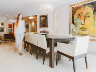 CASA ANACLERIO, CLAUDIA CAROLINA GONZALEZ C CLAUDIA CAROLINA GONZALEZ C Modern dining room