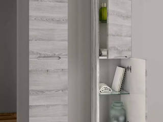 Mobili Bagno a Colonna, GiordanoShop GiordanoShop Moderne badkamers Houtcomposiet Transparant