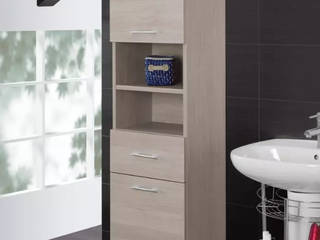 Mobili Bagno a Colonna, GiordanoShop GiordanoShop Modern bathroom Engineered Wood Transparent