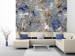 Moderne Tapeten, Mowade Mowade Tường & sàn phong cách hiện đại Blue