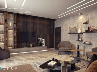 جنوب الاكاديمية - القاهرة الجديدة - مصر, Mockup studio Mockup studio Livings modernos: Ideas, imágenes y decoración