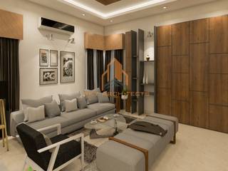 recent interior designing project coimbatore, Sky architects Sky architects Livings de estilo clásico