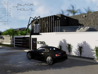 BLACK STAR HOUSE, Arquitecto Ulises Almaguer Arquitecto Ulises Almaguer Casas unifamilares Piedra