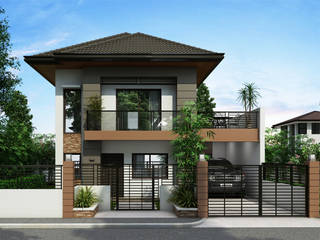 Q2 House, Nguyen Hung Architects Nguyen Hung Architects Fincas Concreto