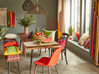 Playful Shades, Sunbrella Sunbrella Modern dining room Wool Orange