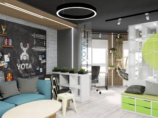 Административный офис компании Yota, Дизайн-студия "ExclusivE project" Дизайн-студия 'ExclusivE project' Bureau industriel