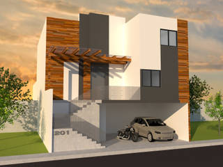 VIVIENDA UNIFAMILIAR, Arq Luz Marcela García Arq Luz Marcela García 一戸建て住宅