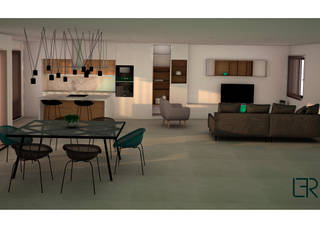 Diseño Salon-Comedor, Laura Fuster Real Laura Fuster Real Modern dining room