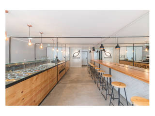 Salad Lab, AA Arquitectura y Paisaje AA Arquitectura y Paisaje Scandinavian style dining room