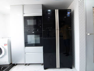 Best Affordable Modular kitchen designed for Mr Ovesh Heera, Küche7 Küche7 小廚房