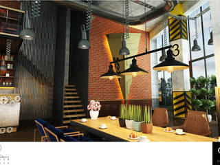 Baristocrat 3rd Wave Coffee Shop / Gaziemir, sr sr Cozinhas industriais Madeira Efeito de madeira