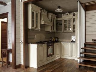 Кухня "Фаго", Соло Соло Cucina in stile classico Legno Effetto legno