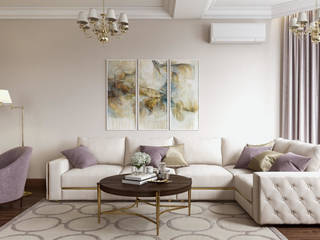 КП «Мечта», Студия дизайна "INTSTYLE" Студия дизайна 'INTSTYLE' Classic style living room Wood Wood effect