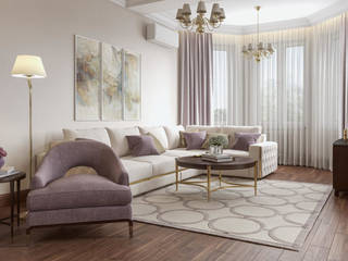 КП «Мечта», Студия дизайна "INTSTYLE" Студия дизайна 'INTSTYLE' Living room Wood Wood effect