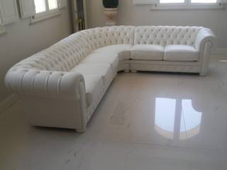 Chesterfield Angolare, Forma Sofà Forma Sofà Living room Leather Grey