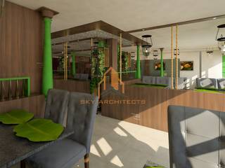 interior designing, Sky architects Sky architects Commercial spaces