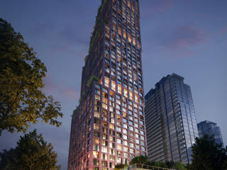 Architectural 3D rendering of Toronto Expo City Tower 5, Lunas Visualization Lunas Visualization