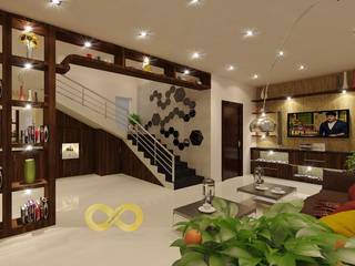 best interior designs in hyderabad, in5inity in5inity Salas modernas