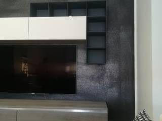 Casa P45, ArchitetturaTerapia® ArchitetturaTerapia® Modern Living Room Wood-Plastic Composite