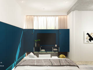 Scinn, Co+in Collaborative Lab Co+in Collaborative Lab Modern style bedroom