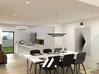 1907CDF, MIMART | ARQUITETURA - ENGENHARIA - DESIGN MIMART | ARQUITETURA - ENGENHARIA - DESIGN Modern dining room