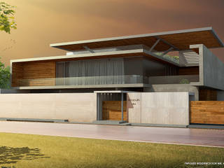 RH18, D A STUDIOS D A STUDIOS Bungalows Engineered Wood Transparent