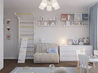 ЖК «Белые ночи», Студия дизайна "INTSTYLE" Студия дизайна 'INTSTYLE' Baby room Wood Wood effect