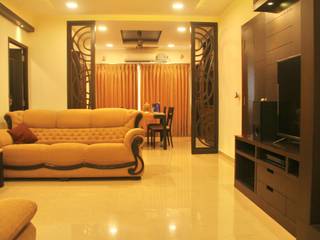 Traditional Themed Home Interiors , Alankar Interiors and Beyond Alankar Interiors and Beyond Ruang Keluarga Gaya Asia