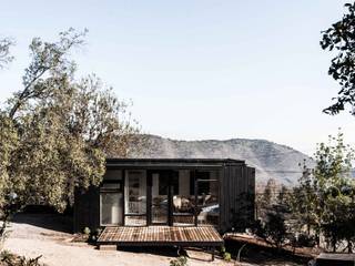 Estudio / Casa de invitados Lo Cañas, MACIZO, ARQUITECTURA EN MADERA MACIZO, ARQUITECTURA EN MADERA Study/office لکڑی Wood effect