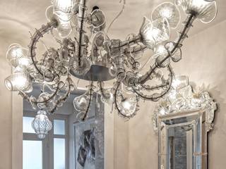 Private Villa in Franciacorta, MULTIFORME® lighting MULTIFORME® lighting Classic style corridor, hallway and stairs