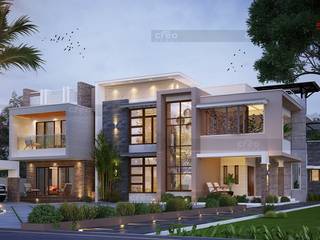 Architectural Designers in Kochi, Creo Homes Pvt Ltd Creo Homes Pvt Ltd Asian style house