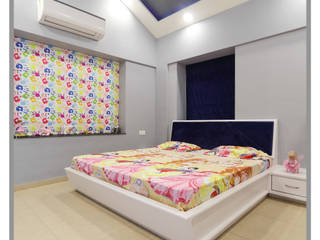 Gera South, Kharadi., AARAYISHH AARAYISHH モダンスタイルの寝室