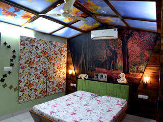 Sobha Garnet, Parge Nagar., AARAYISHH AARAYISHH モダンスタイルの寝室