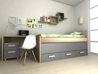 Diseño de vivienda, decoración interior y muebles, eCa studio eCa studio Nursery/kid’s room Plywood