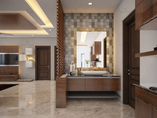 Best Interior designs in Kerala—Monnaie Architects & Interiors, Monnaie Interiors Pvt Ltd Monnaie Interiors Pvt Ltd حمام