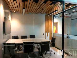 DISEÑO Y ADECUACIÒN OFICINAS BD BACATÀ, INblatt _Arquitectura INblatt _Arquitectura Modern style study/office Wood Wood effect