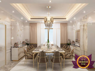 Gold and Brown Colors for the Perfect Dining Room, Luxury Antonovich Design Luxury Antonovich Design