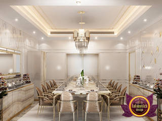 Gold and Brown Colors for the Perfect Dining Room, Luxury Antonovich Design Luxury Antonovich Design