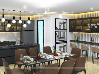 The purple desk - interior designers in mumbai, Purpledesk Purpledesk Phòng khách