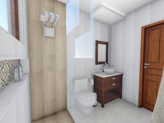 Projeto para banheiro, Igor Cunha Arquitetura Igor Cunha Arquitetura Modern bathroom