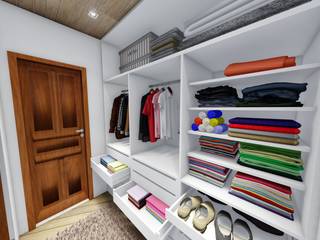 Closet , Igor Cunha Arquitetura Igor Cunha Arquitetura Closets